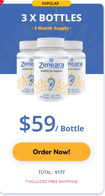 Zeneara 3 bottle price